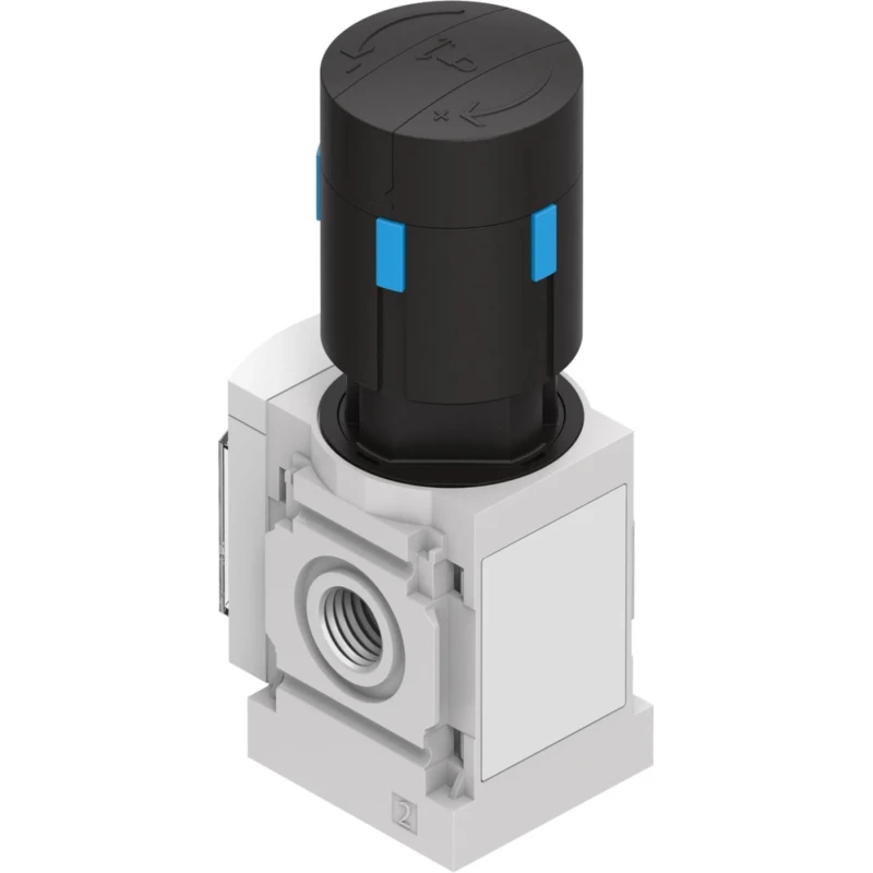 Festo Pneumatic Regulator with Rotary Knob Actuator, G 1/8 Inlet & Outlet, 14 bar Max Operating Pressure MS4-LR-1/8-D5-AS