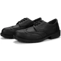 RS PRO Men's Black Steel Toe Safety Shoes, UK 8, EU 42, ESD Rated, Composite Midsole, SRC Slip Resistant RS500/008