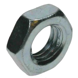 RS PRO Bright Zinc Steel Half Hex Nut M5 DIN 439 B 2.70mm Overall Height 201-0851
