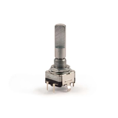 Bourns 20 ppr Pulse Incremental Mechanical Rotary Encoder with 6 mm Metal Flatted Shaft, 20 mm Length PEC11H-4120F-S0020