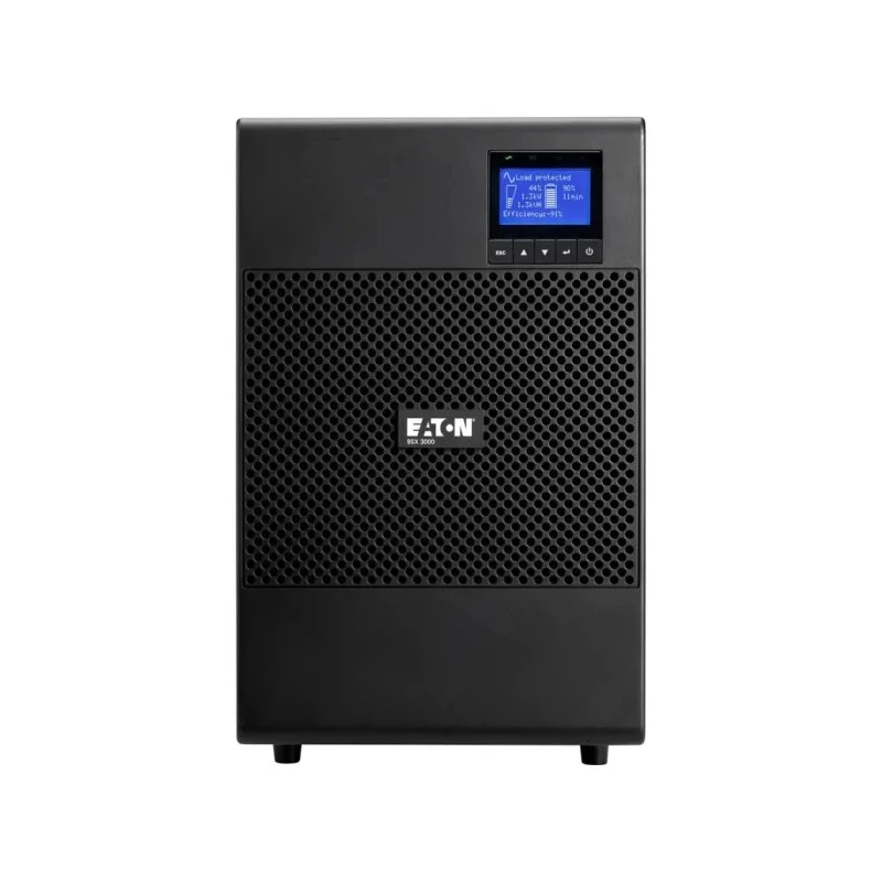 Eaton 3000 VA 2.7 kW Online Uninterruptible Power Supply 190 V AC, 276 V AC Input Stand Alone 6 Min 9SX3000I Eaton 9SX 3000i
