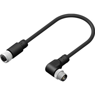 RS PRO Female 8 Way Straight to Male 8 Way M12 Sensor Actuator Cable 30V 5 m 206-7656