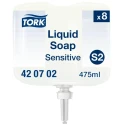 Tork Unscented Extra Mild Mini Hand Cleaner & Soap, Liquid, 390 mL Bottle 420702
