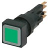 Eaton Push Button Switch Square Green Momentary Actuation 16mm Cutout IP65 RMQ16