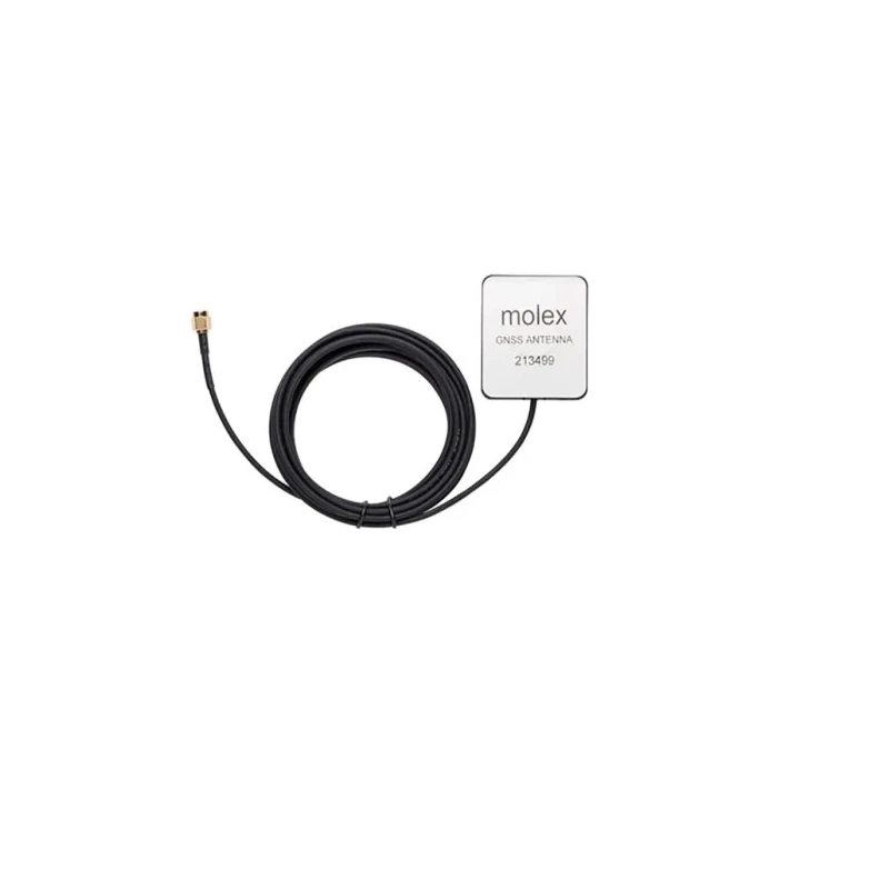 Molex Square Directional GPS Antenna with SMA Connector 1561.09-1602MHz 3m Lead 50dBi Gain 213499-3000