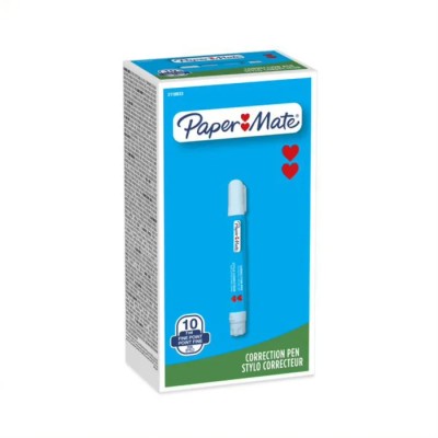 Paper Mate Correction Fluid Pen 7 ml Precision Needle Tip for Handwritten, Photocopies, Inkjet and Laser Printer 2118933