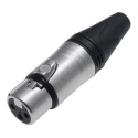 RS PRO Cable XLR Connector, Straight, 50V, Female, 3 Contacts, Silver Plating 208-5193