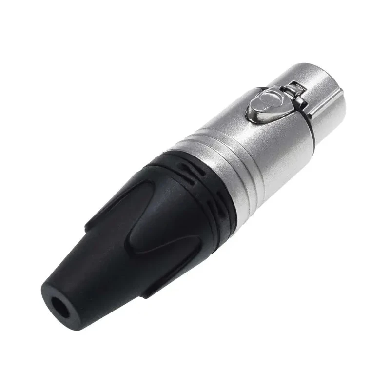 RS PRO Cable XLR Connector, Straight, 50V, Female, 3 Contacts, Silver Plating 208-5193