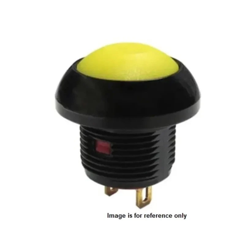 RS PRO Push Button Switch Momentary Panel Mount SPST Red LED IP67 36V DC 250V AC 209-9107