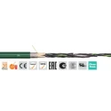 Igus chainflex CF6 Screened Control Cable 3 Cores 0.75mm² 18 AWG Green Polyvinyl Chloride Sheath 300/500V 50m CF6.07.03 (50m)