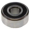 SKF Double Row Angular Contact Ball Bearing 20 mm ID, 52 mm OD, 22.2 mm Race Width 3304 A-2RS1TN9/C3MT33