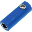 RS PRO Blue Female Banana Socket Connector, Screw Termination, Nickel Plated Brass Contact, 30V, 32A 208-0223