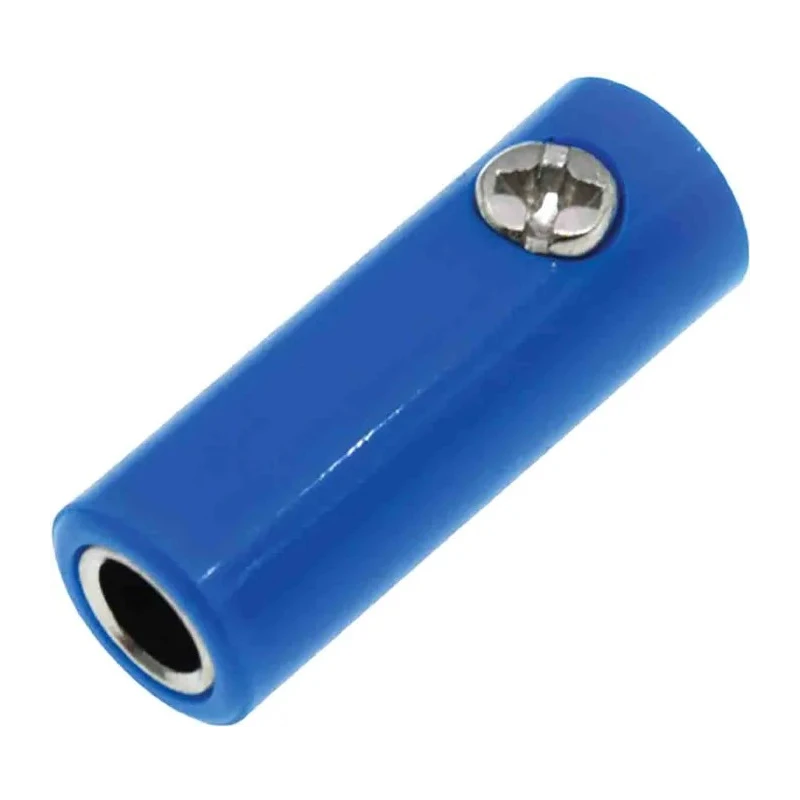 RS PRO Blue Female Banana Socket Connector, Screw Termination, Nickel Plated Brass Contact, 30V, 32A 208-0223