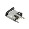 Molex Vertical Panel Female 1 Port Micro USB Type B USB Connector USB 2.0 1051330031