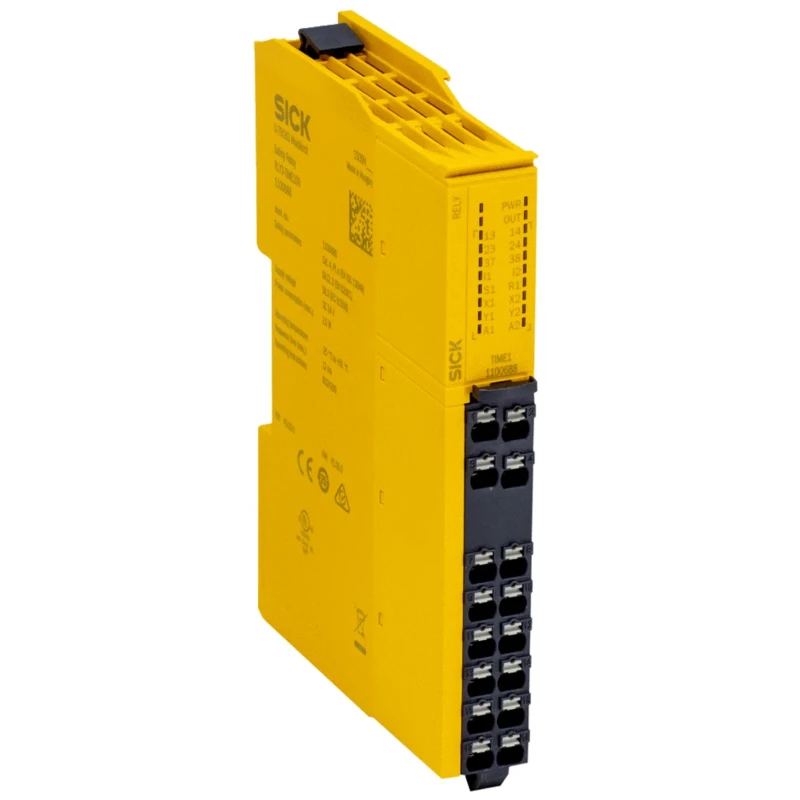 SICK Safety Relay 24V DC, 2 Safety Contacts, 6 Auxiliary Contacts, Automatic & Manual Reset RLY3