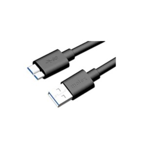 Molex IC Socket USB Cable Male USB Type A to Male Micro USB Type B Black 1.5 m 687890042