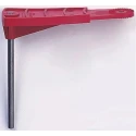 Brady Red Lockout Glass Reinforced Nylon Valve and Hose Lockout Accessory UNIVERSAL BALL VALVE L/O LRG ARM ADAPTER