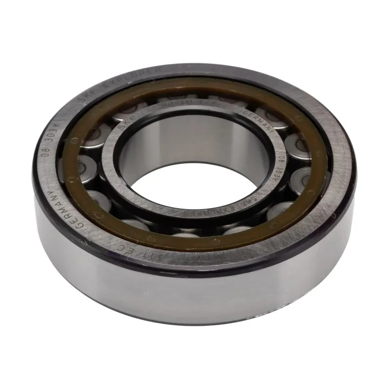 SKF Roller Bearing, 55 mm Inside Diameter, 120 mm Outside Diameter, Shielded, Non-Metallic Cage NU 311 ECP