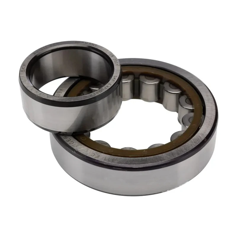 SKF Roller Bearing, 55 mm Inside Diameter, 120 mm Outside Diameter, Shielded, Non-Metallic Cage NU 311 ECP