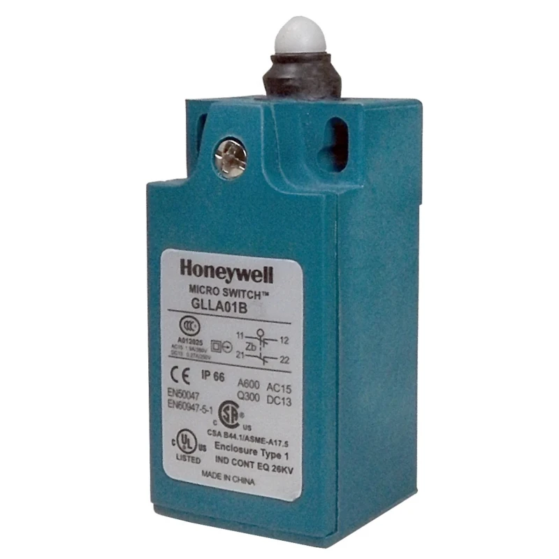Honeywell Technologies GLL Series Plunger Limit Switch IP66 Plastic Housing 600V AC 1.2A 