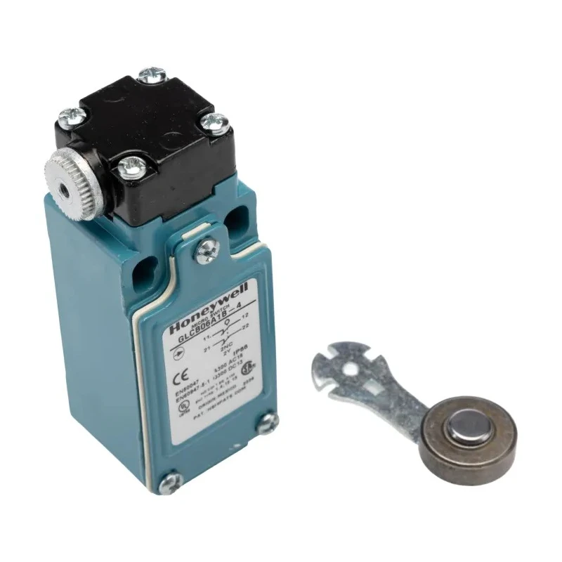 Honeywell Technologies GLC Series Roller Lever Limit Switch 1 NO/1 NC 240V AC 6A IP67 Die Cast Zinc Housing 