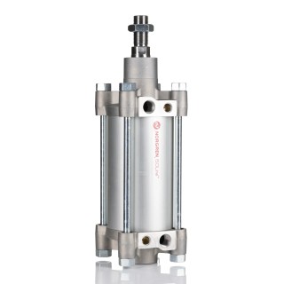 Norgren Double Acting Cylinder RA Series 80mm Bore, 100mm Stroke, Cushioned Aluminium Body RA/802080/M/100