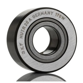 SKF Cylindrical Roller Bearing , 20 mm Inside Diameter, 47 mm Outside Diameter, 25 mm Race Width, Sealed, Limiting NUTR 20 A