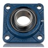 SKF Flanged Bearing Unit Square Housing 50 mm Inside Diameter Cast Iron Housing FY 50 FM
