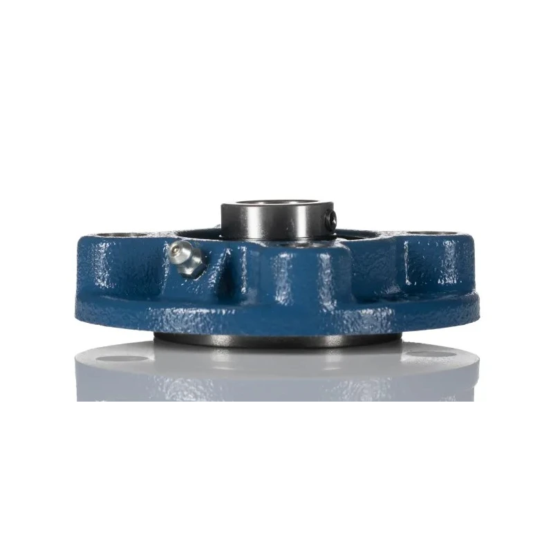 SKF Flange Bearing Unit 20 mm Inside Diameter Steel Material Cast Iron Housing Set Screw Lock FYC 20 TF
