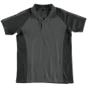Mascot Workwear Anthracite Cotton, Polyester Polo Shirt Size M 50569-961-1809 M