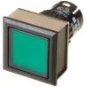 EAO 61 Series Green Momentary Illuminated Flush Raised Square Push Button Head IP65 61-1100.0 ,61-9671.5,61-9930.0
