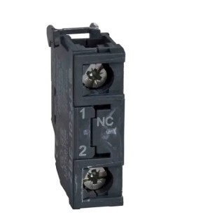 Schneider Electric Harmony Series Contact Block 600V 10A Screw Terminals 1 NC ZBE202