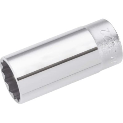 SAM 3/8 in Drive 24 mm 12 Point Chrome Finish Steel Socket JL-24