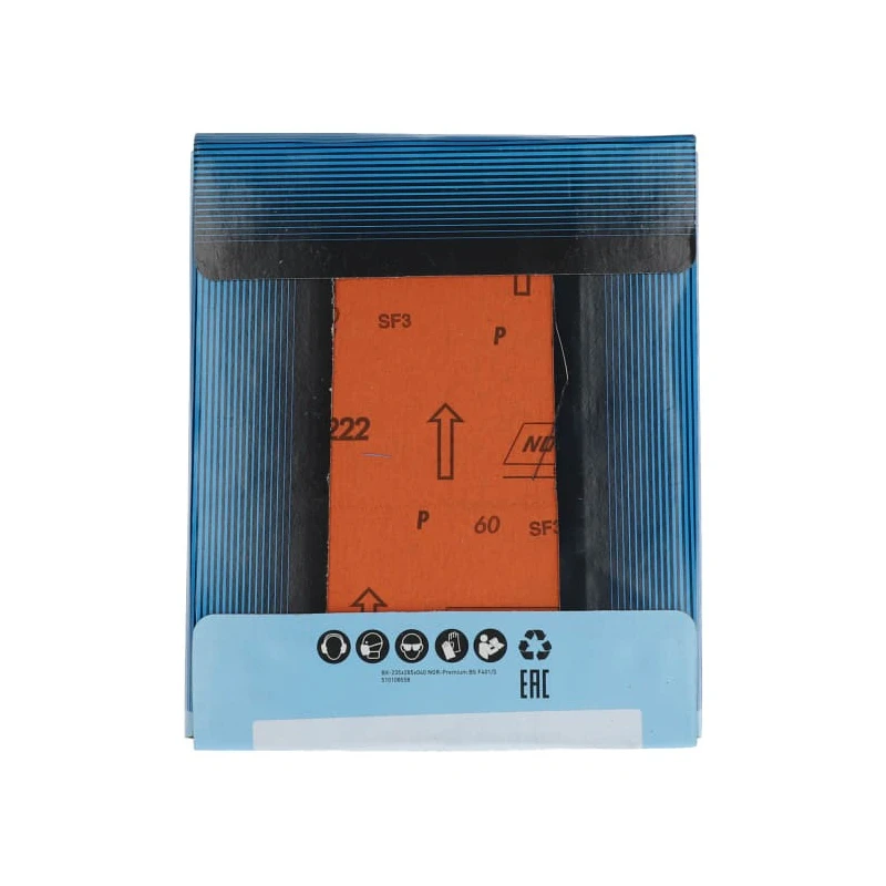 Norton Aluminium Oxide Abrasive Sheet 60 Grit Coarse, 28mm x 28mm R222 63642531778