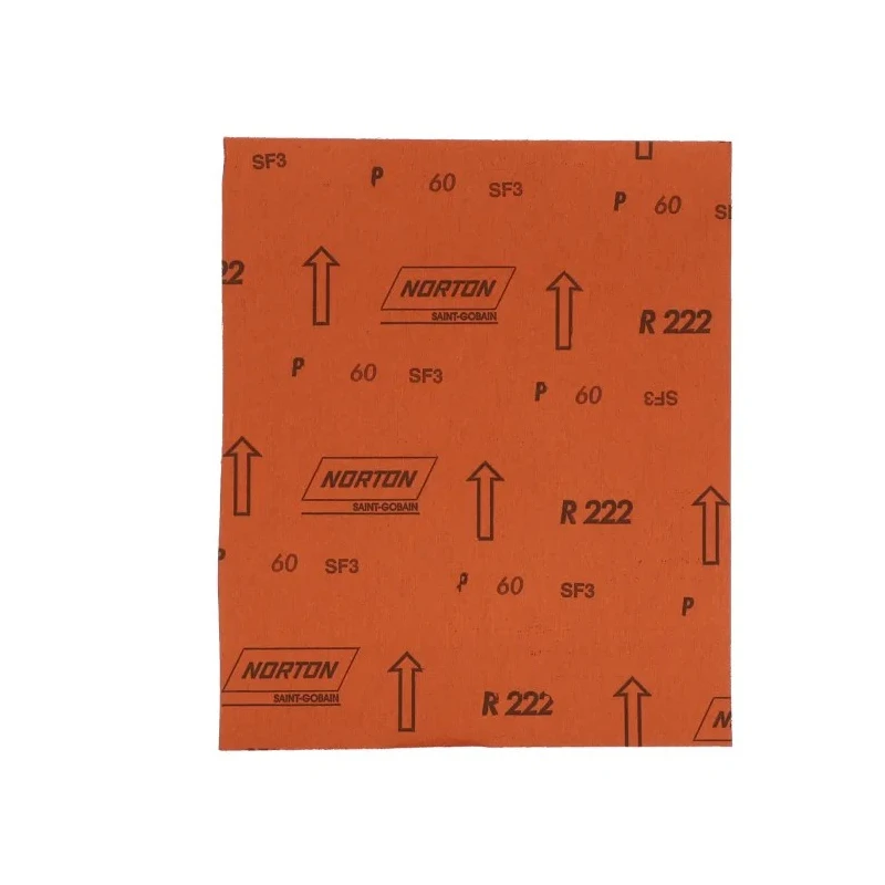Norton Aluminium Oxide Abrasive Sheet 60 Grit Coarse, 28mm x 28mm R222 63642531778