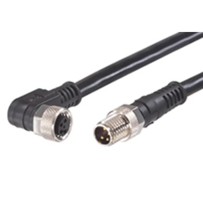 Brad from Molex Sensor Actuator Cable Female 3 Way M8 to Male 3 Way M8, 5 m 60V IP67 1200878308