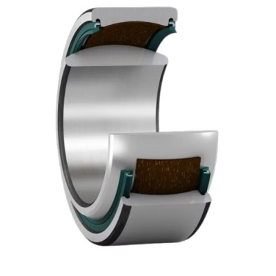SKF Spherical Bearing 40mm Bore, 62mm Outside Diameter, 465 kN Axial Load, Steel Material GE 40 TXG3E-2LS