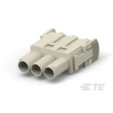 TE Connectivity Heavy Duty Power Connector 3 Contacts Panel Mount, 30V, 1.2A, HMN-D3 Series T2115032101-000
