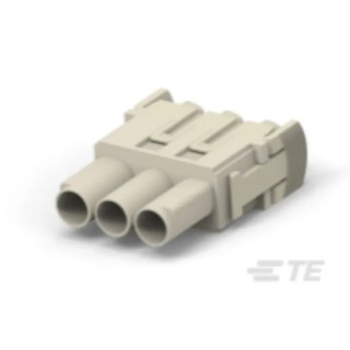 TE Connectivity Heavy Duty Power Connector 3 Contacts Panel Mount, 30V, 1.2A, HMN-D3 Series T2115032101-000