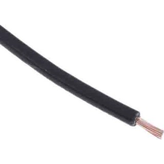 RS PRO Black Hook Up Wire 17 AWG 32/02 mm Core Strands 305 m Length Polyvinyl Chloride PVC 225-2149