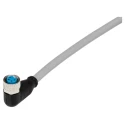 SICK Sensor Actuator Cable Female 4 way M8 to Unterminated 5 m Grey PVC Jacket YG8U14-050VA3XLEAX
