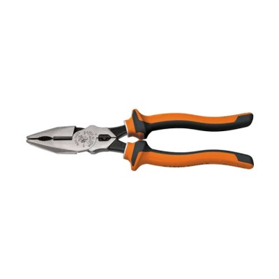 Klein Tools Insulated Combination Plier 222mm Overall, 1000V VDE Approved, Hardened Steel Jaw 45mm 12098EINS