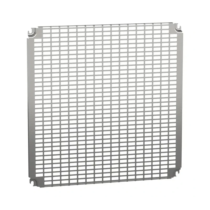 Schneider Electric Steel Zinc Plated Monobloc Perforated Mounting Plate 551mm W x 15mm L NSYMR66