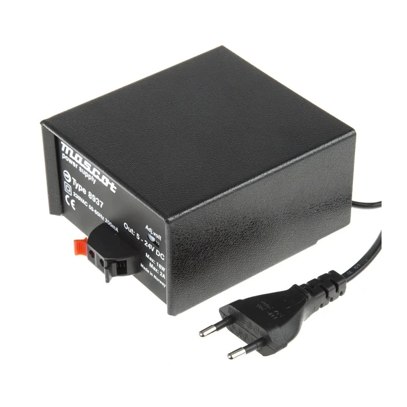 Mascot AC/DC Adapter EU Plug 230V AC Input 5V Output 2A Current 8937-5/24
