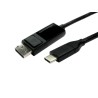 RS PRO Male USB Type C to Male USB Type C DisplayPort Cable 1 m 229-9979