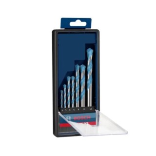 Bosch 4-Piece Twist Drill Bit Set for Multi-Material 5.5 mm Min, 8 mm Max, Carbide Tip 2608902369