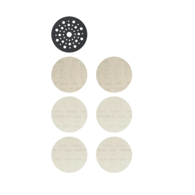 Bosch Expert Abrasive Disc Hook & Loop Sanding Disc 150 mm Diameter Grit 80, 120, 180 2608901203