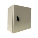 RS PRO Steel Wall Box, IP66, 300 mm x 200 mm x 150 mm, Grey, Single Lock System IP66