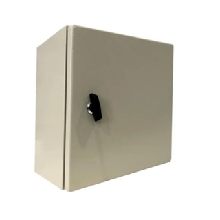 RS PRO Steel Wall Box IP66, Zinc-Coated Steel, Grey, 300 mm x 300 mm x 150 mm IP66