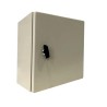 RS PRO Steel Wall Box IP66, Zinc-Coated Steel, Grey, 300 mm x 300 mm x 150 mm IP66